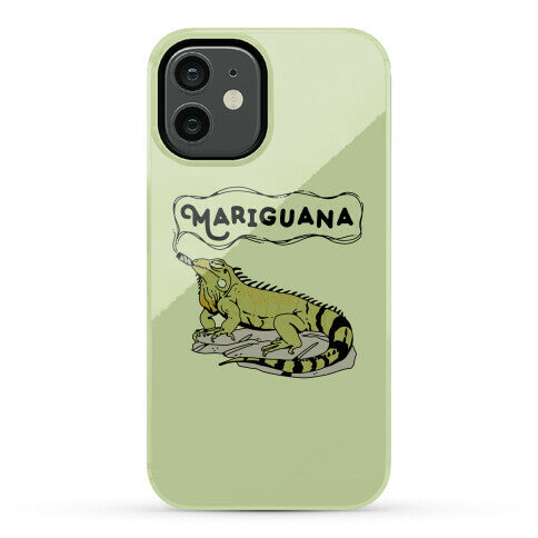 Mariguana Marijuana Iguana Phone Case